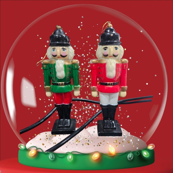 2 Nutcracker Soldier Ornaments Vintage Awesome 60s 70s Cake Topper 😊 Christmas - Picture 15 of 16